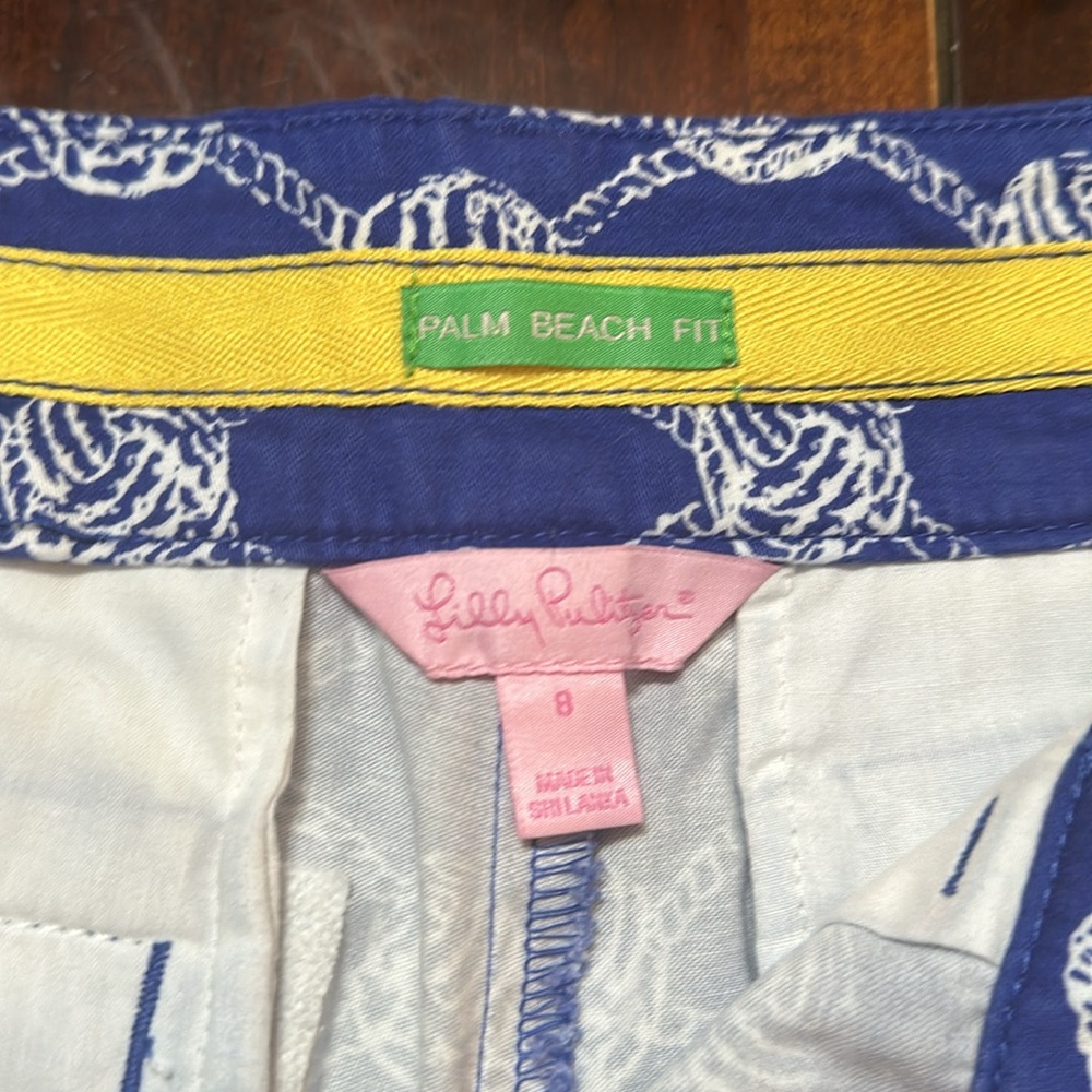Lilly Pulitzer Sailing Knots Shorts. View 3